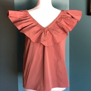 NWOT Express Ruffle Blouse